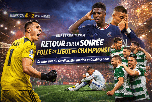 🏆 Retour sur la soirée LDC : images clés et moments qui ont tout changé